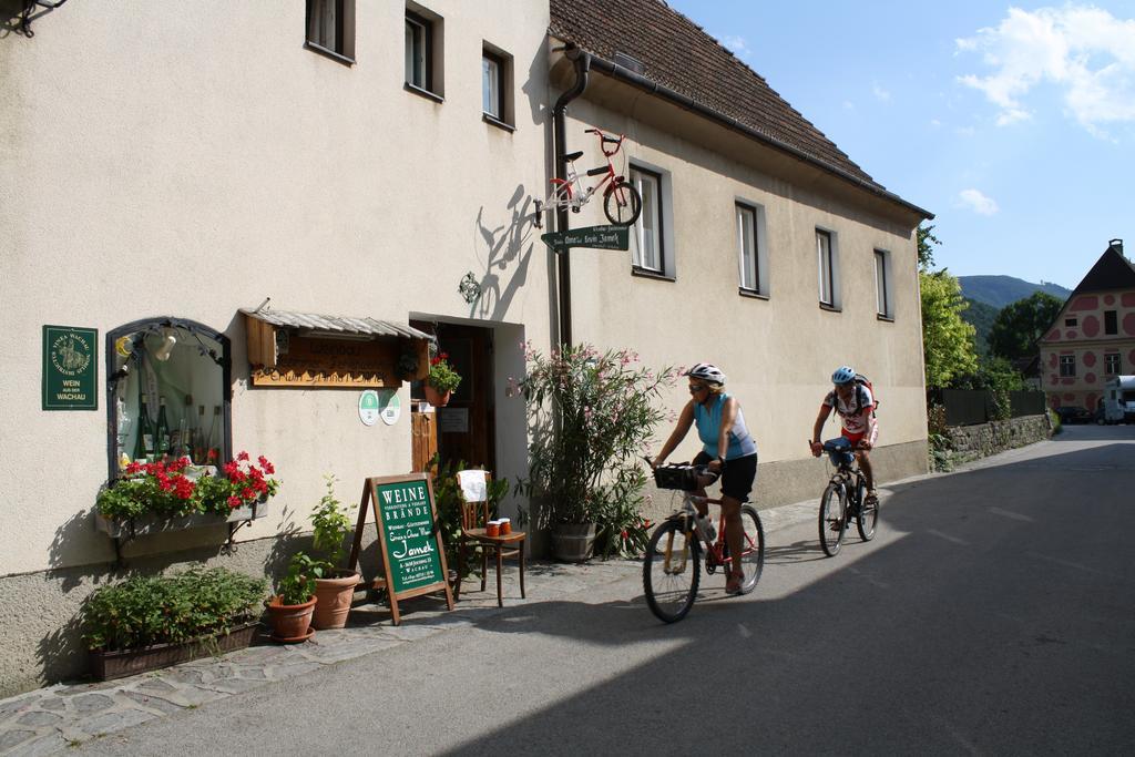 Weinbau-Gaestezimmer Martin Und Eva Maria Jamek ไวส์เซินเคียร์เชิน อินแดร์ วาคเอา ภายนอก รูปภาพ